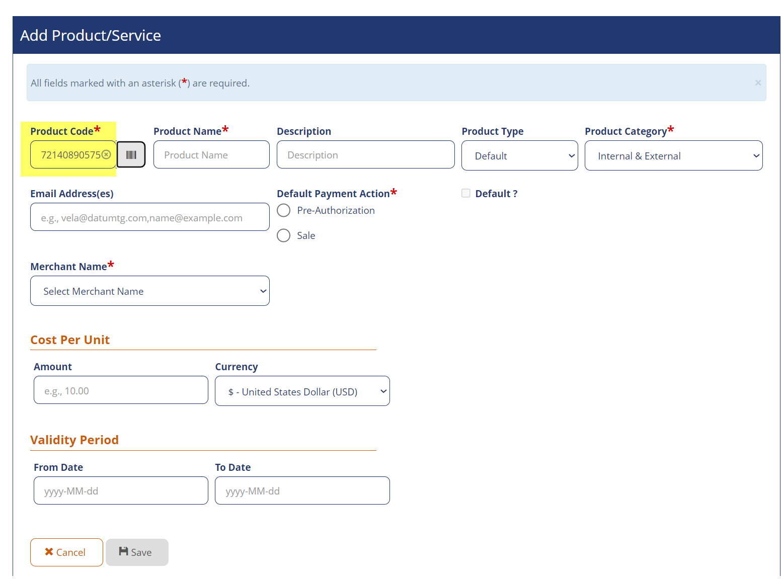 Dynaflex Barcode Scanning